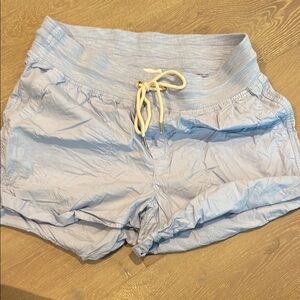 Lou & Grey Blue Athletic Shorts with Drawstring Waist